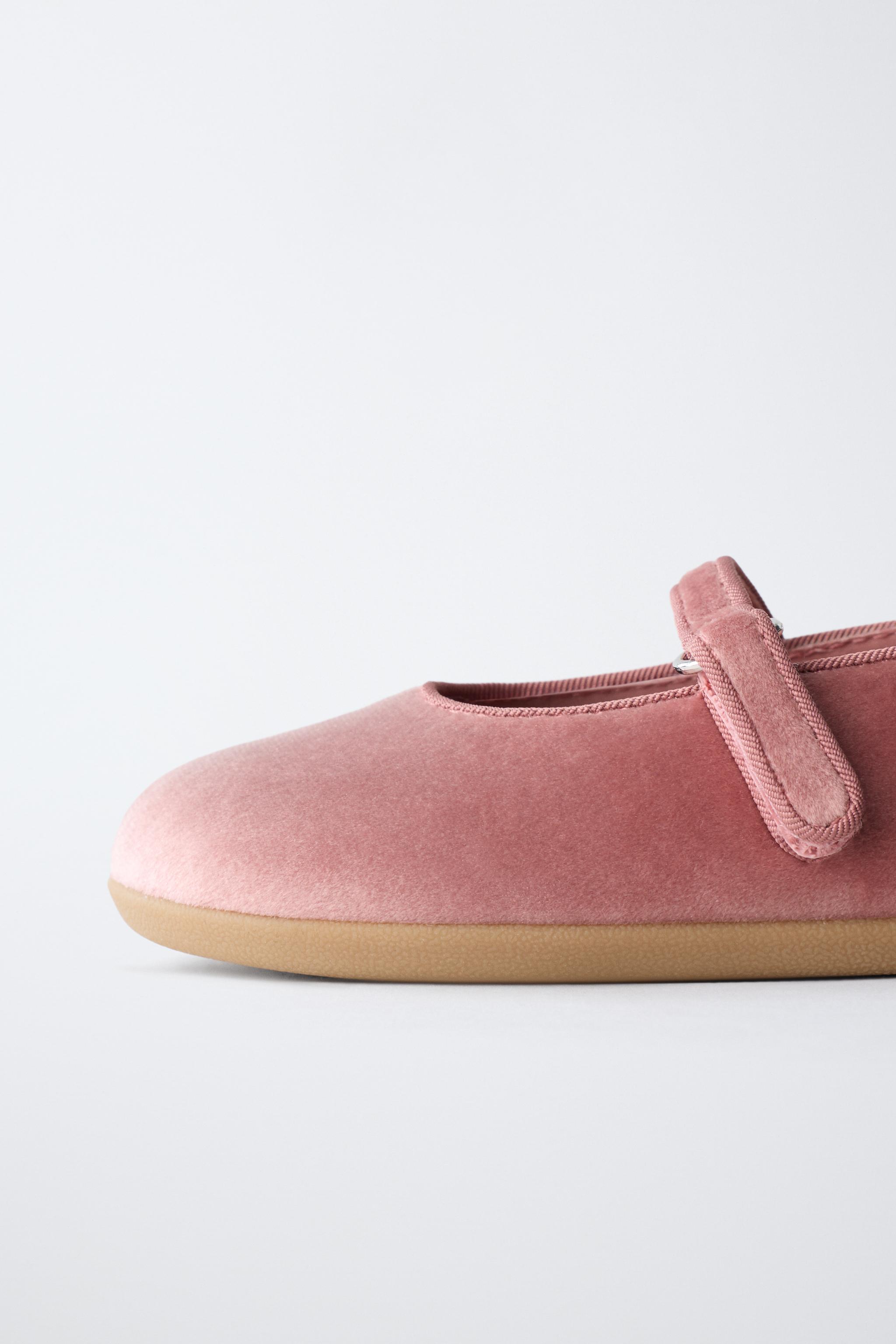 BALLERINES BAREFOOT EFFET VELOURS